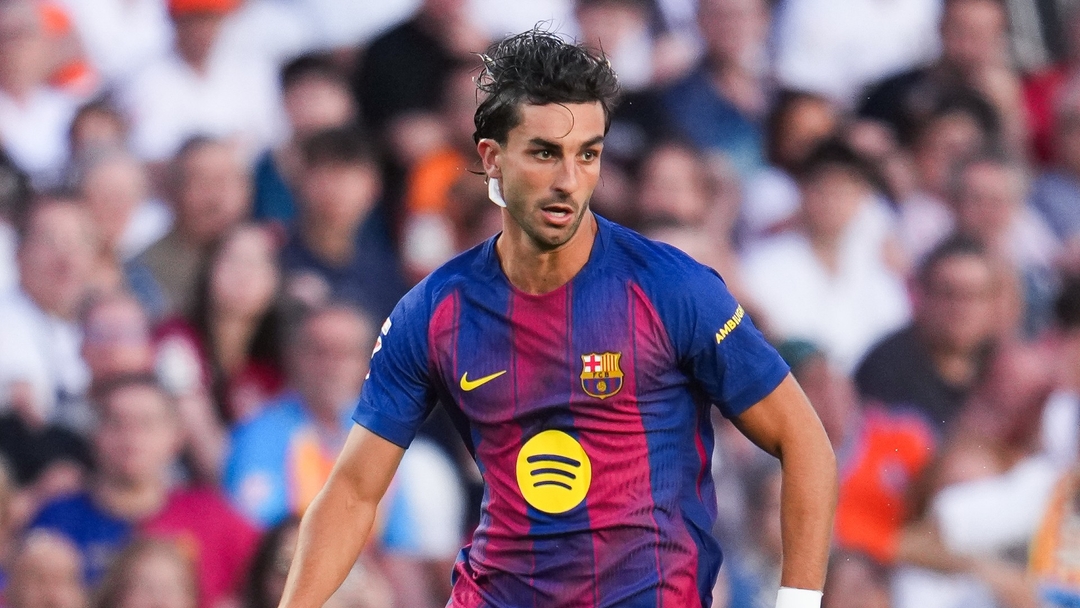 Barcelona defender Eric Garcia in action in the Blaugrana shirt