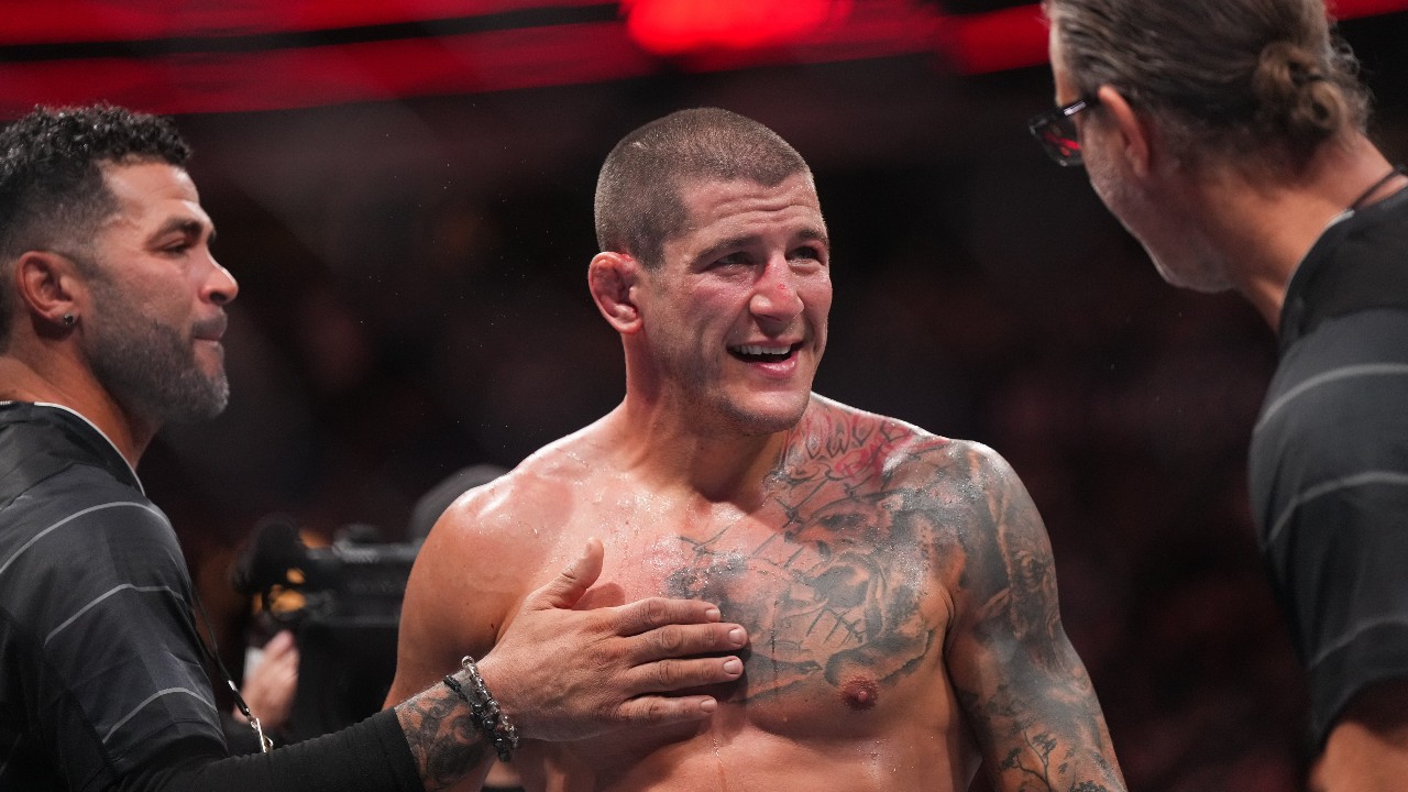 Marc-Andre Barriault in UFC middleweight action
