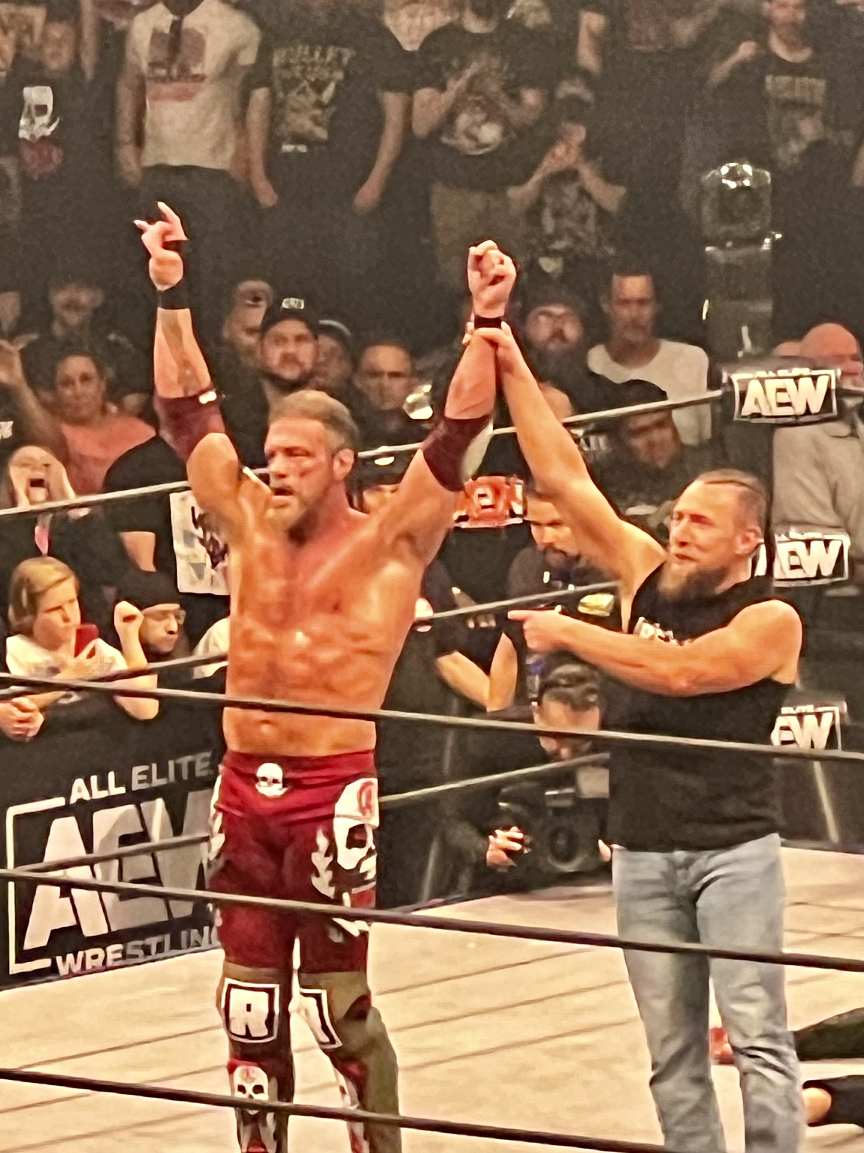 Adam Copeland came within seconds of winning the World Championship before Ospreay's last-gasp Hidden Blade.