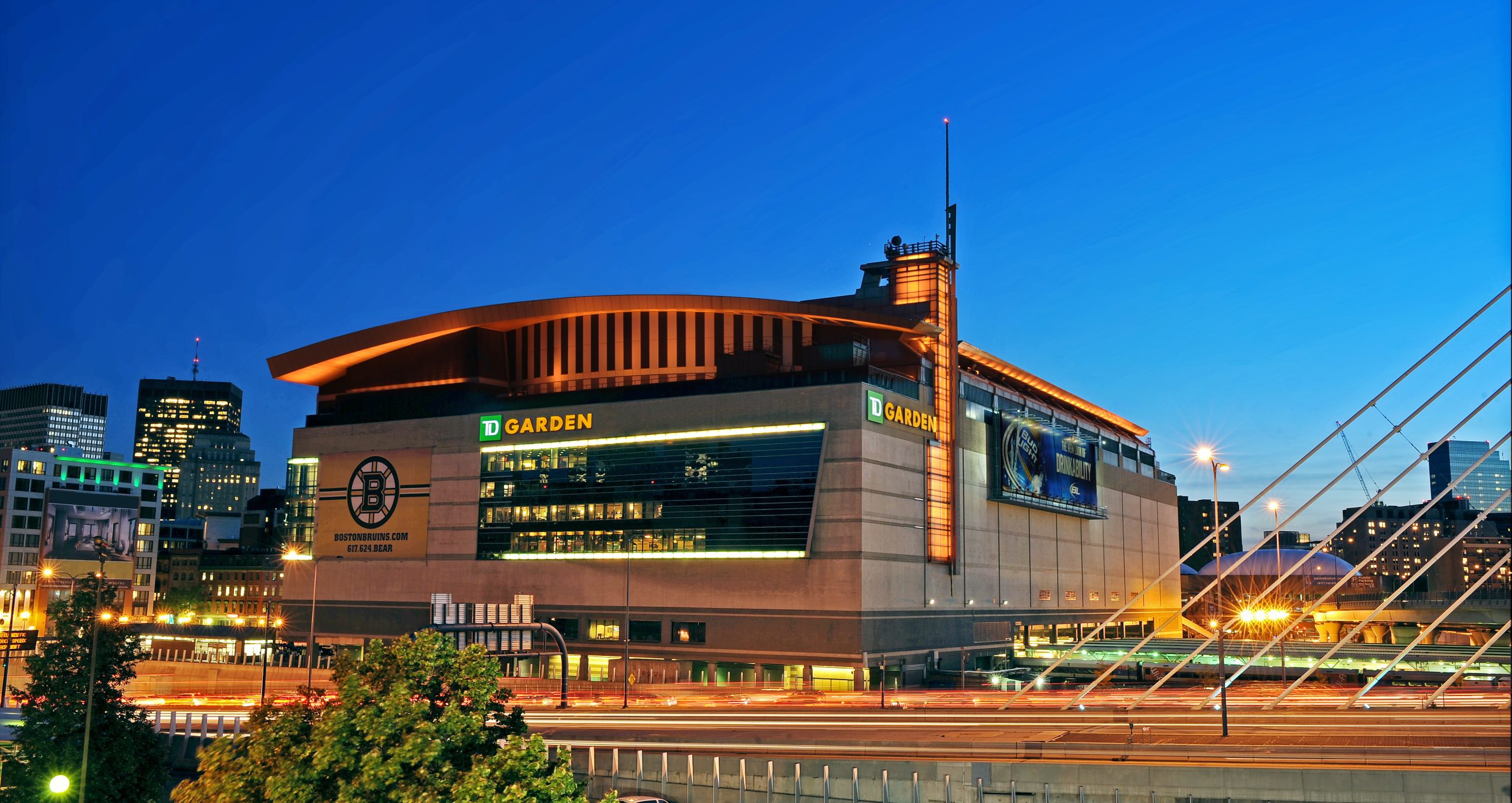 TD Garden in Boston — the arena Paul George now calls home as a Celtic.