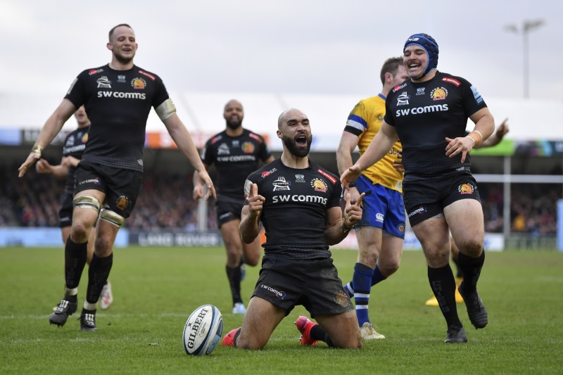 Exeter Chiefs in Gallagher Prem action
