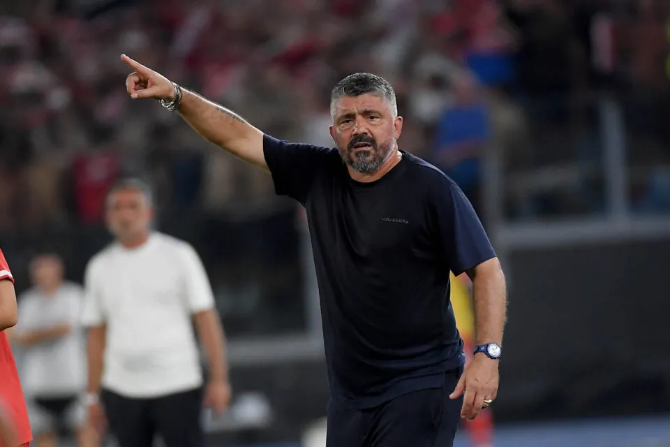 File photo: Lazio head coach Gennaro Gattuso, the first in club history to win six of his first seven Serie A matches.