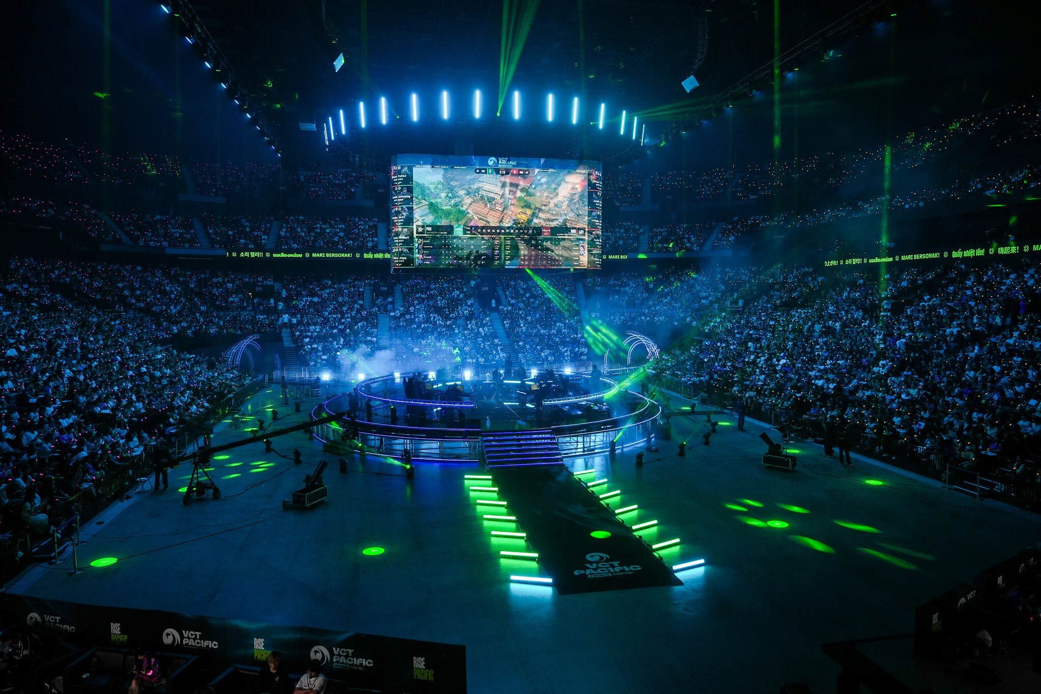 File photo: The VALORANT Champions Tour stage setup from Riot's official VCT 2026 preview.