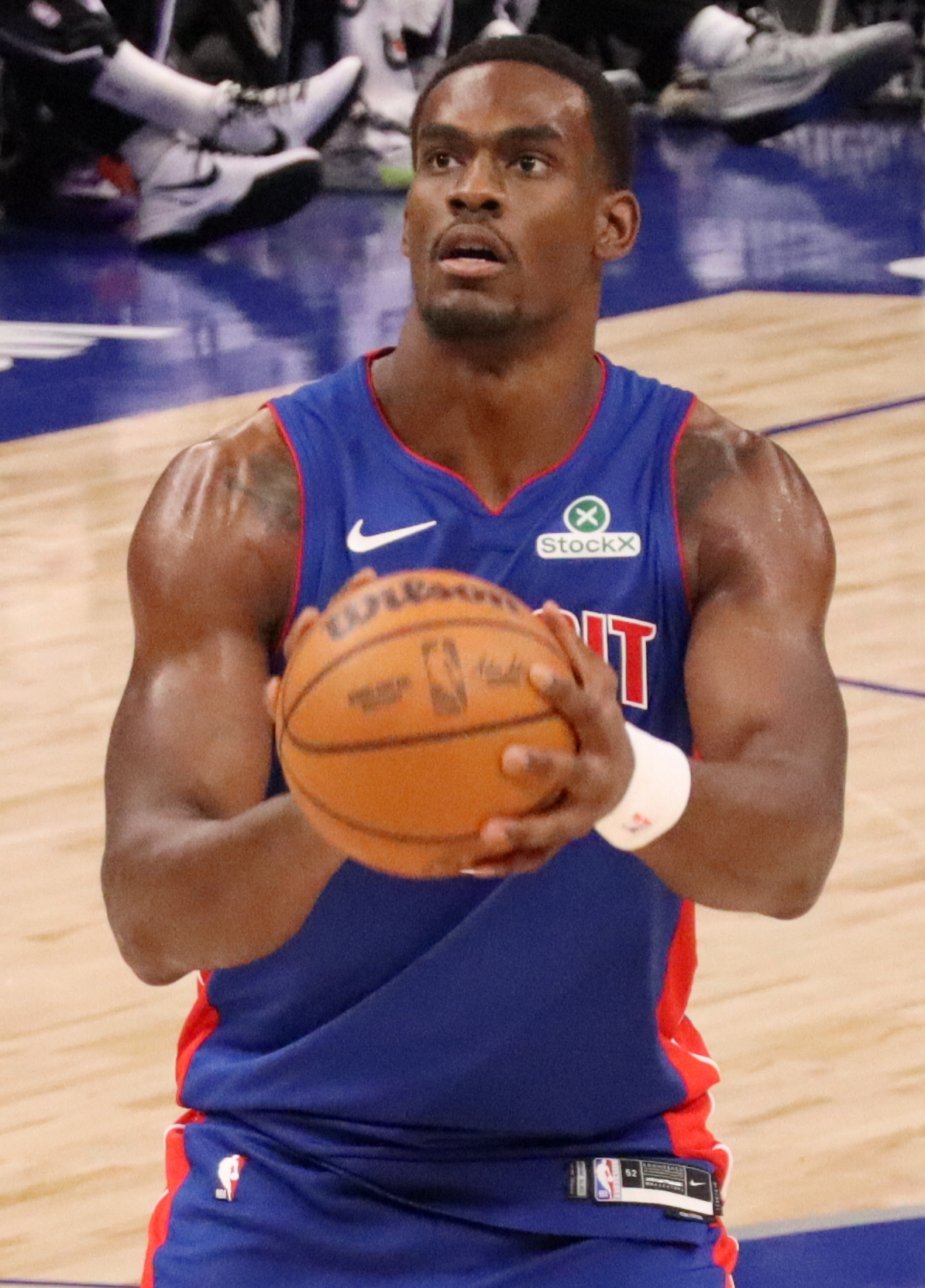 File photo: Jalen Duren shooting a free throw in January 2026.
