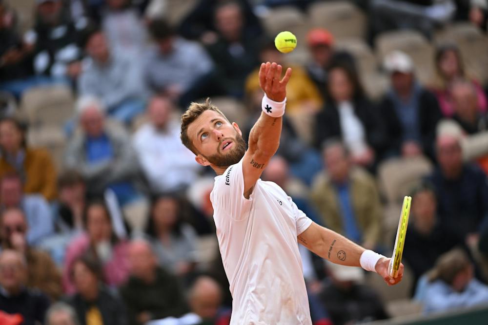 Corentin Moutet in action at Roland-Garros 2025 (file photo).