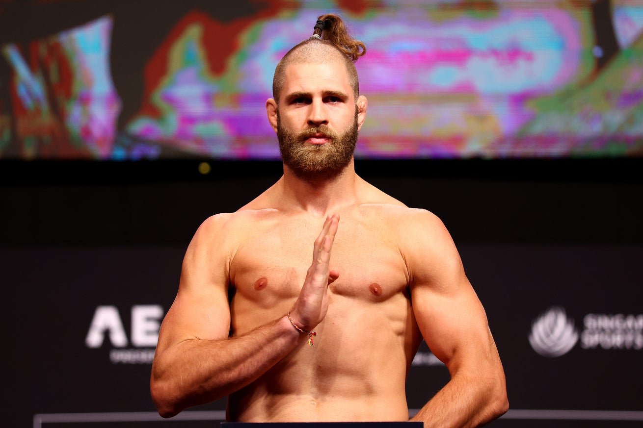 Jiri Prochazka before a UFC title bout (file photo)