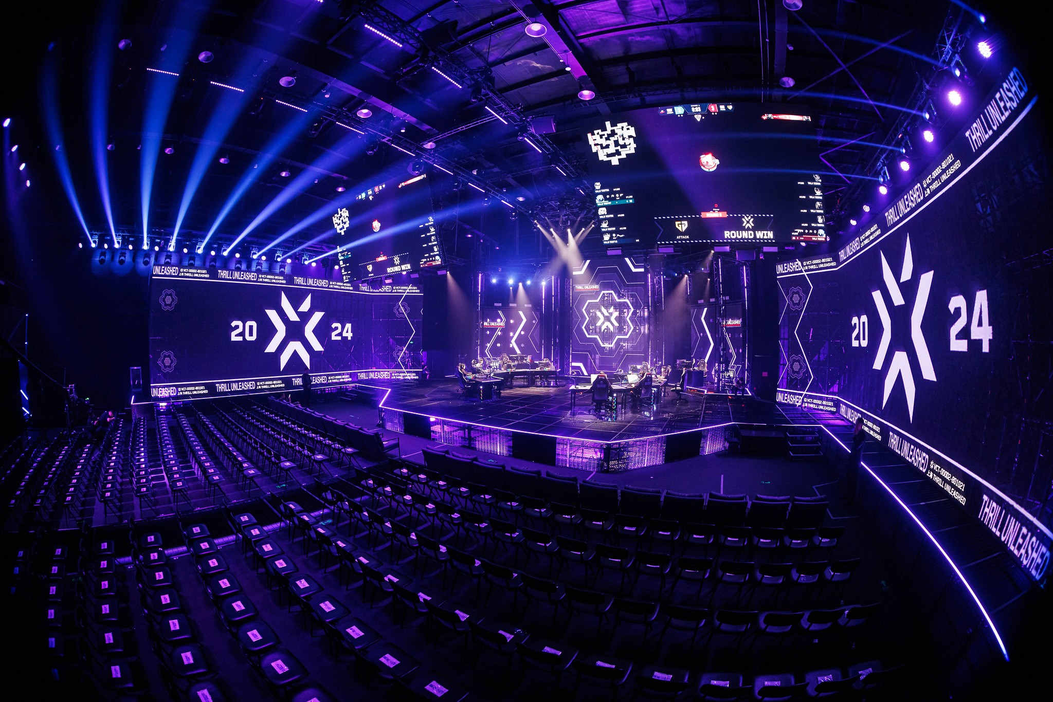 The VCT Shanghai stage, host venue for VCT Threshold China