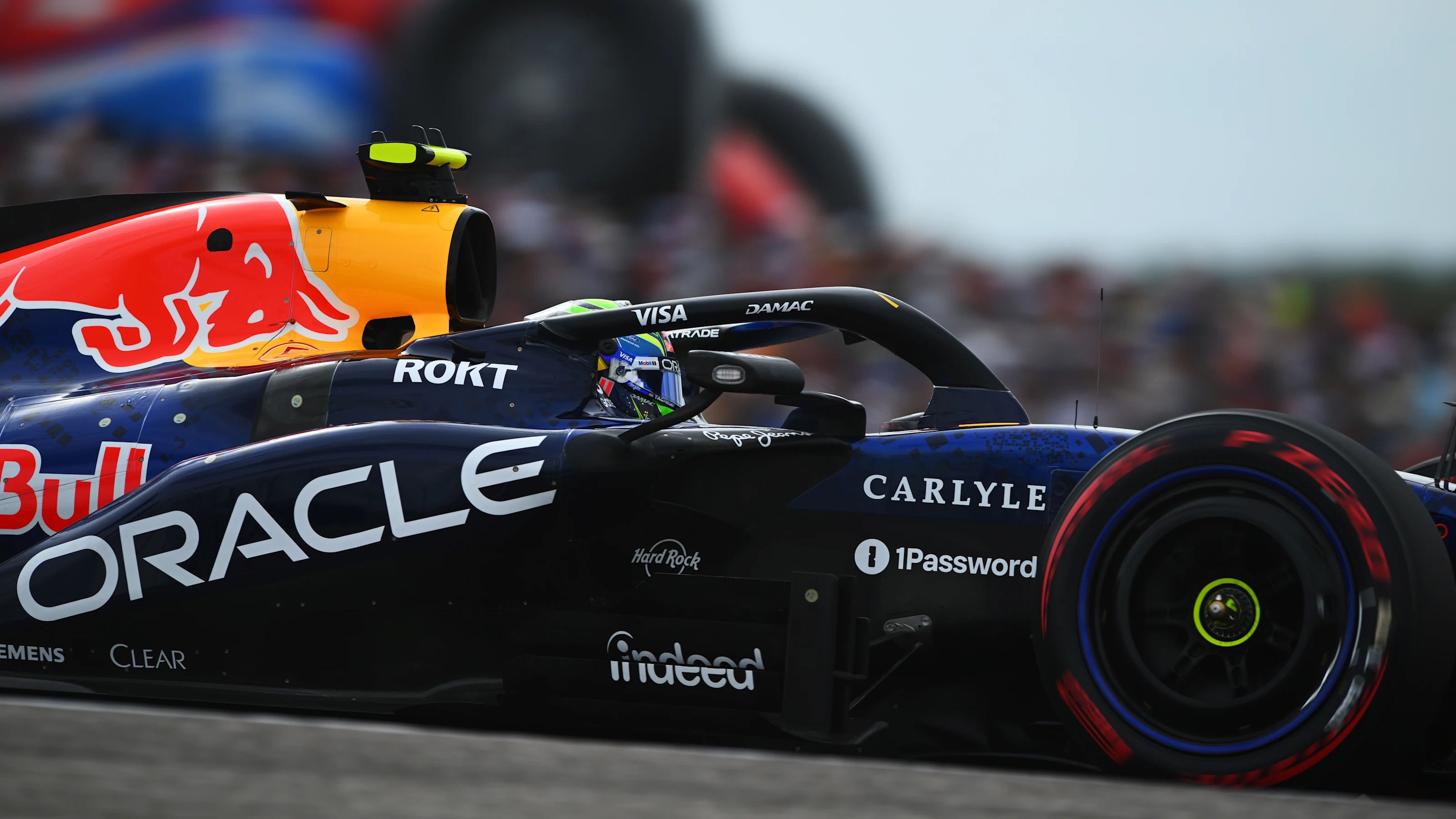 Cars on track in the closing stages at Circuit of The Americas