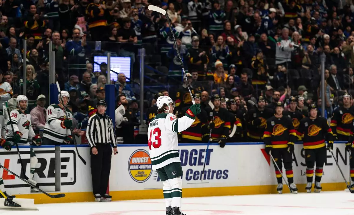 Booed, then brilliant: Quinn Hughes reaches 500 points as Wild beat Canucks 4-2 in Vancouver return - inside1