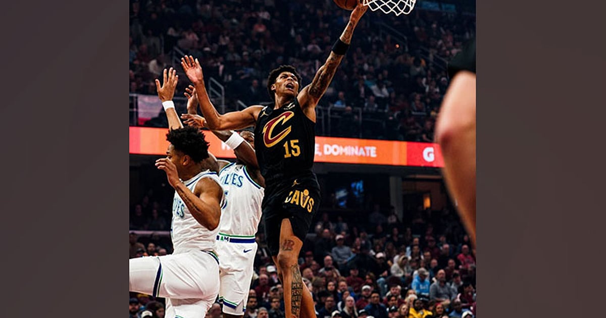 Cleveland Cavaliers guard Donovan Mitchell in action against the Minnesota Timberwolves at Rocket Arena, 26 October 2026