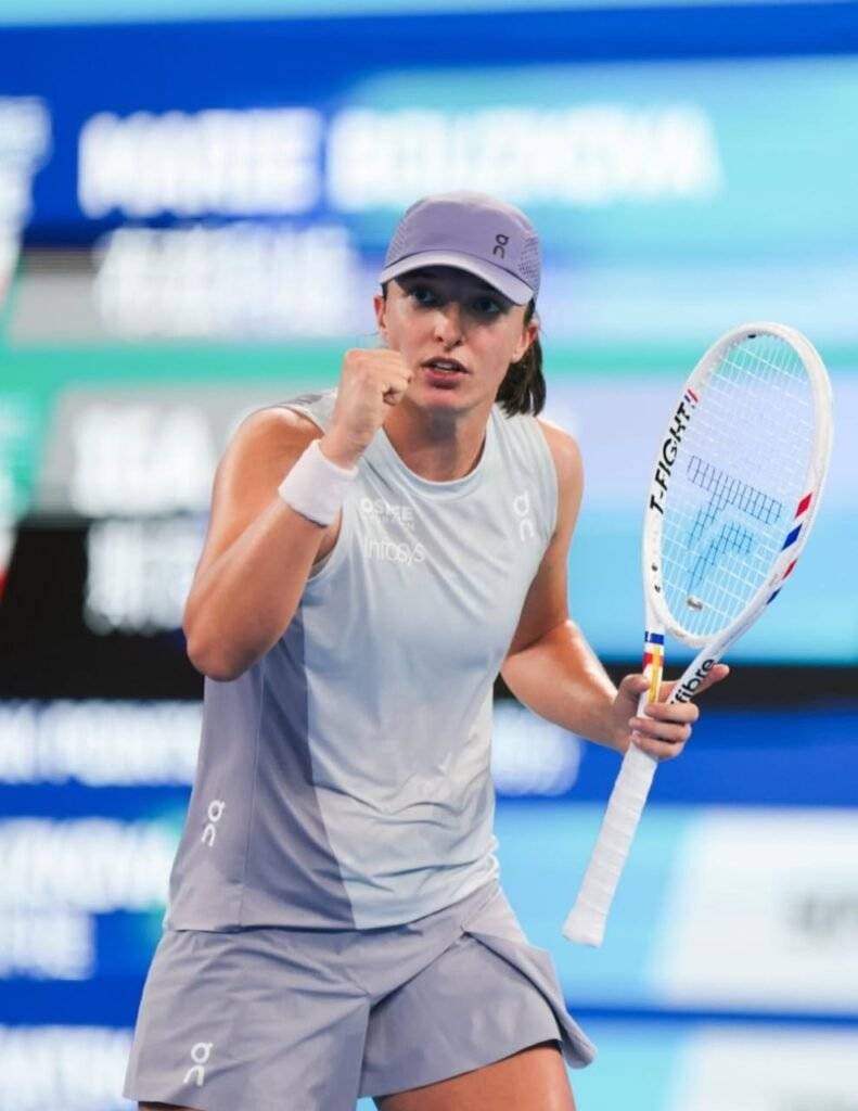 Swiatek hits 150 WTA 1000 wins as Wuhan seeds tumble (archive photograph)