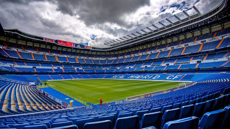 The Santiago Bernabéu stadium, home of Real Madrid