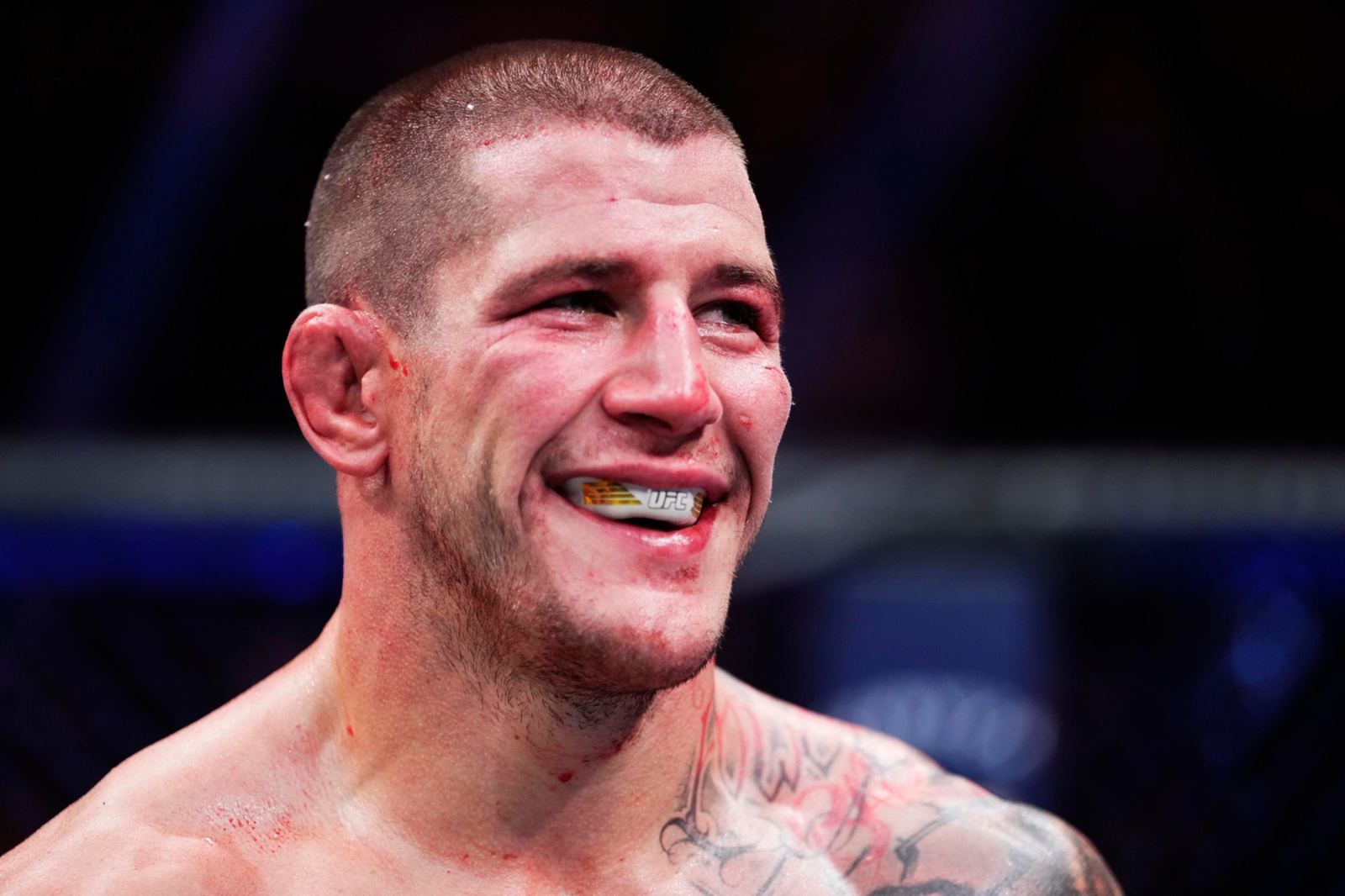 Marc-Andre Barriault in UFC middleweight action