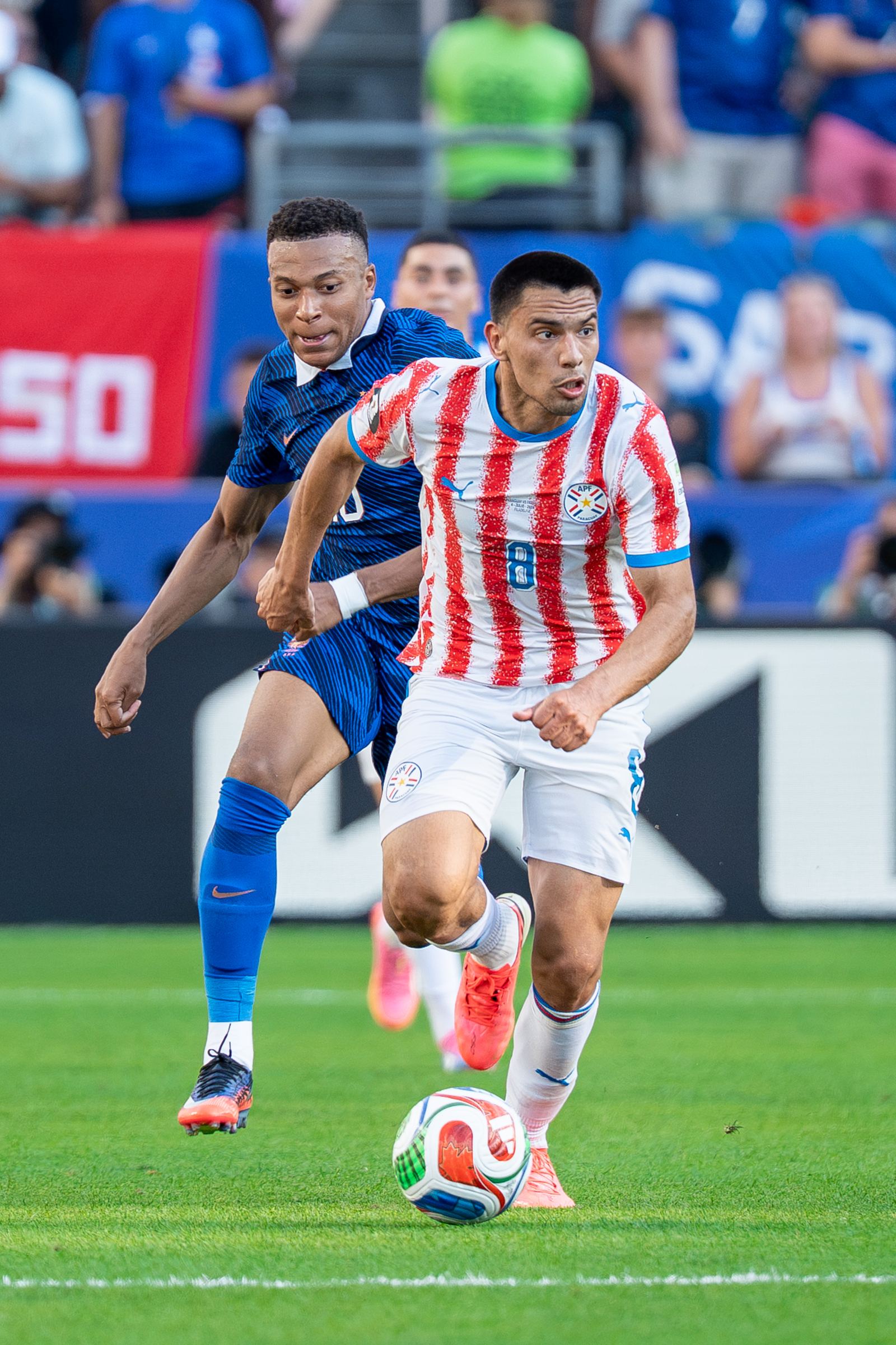 Diego Gomez in action for Paraguay in July 2026, his 51-metre strike against Crystal Palace was the longest-range Premier League goal in nearly nine years.