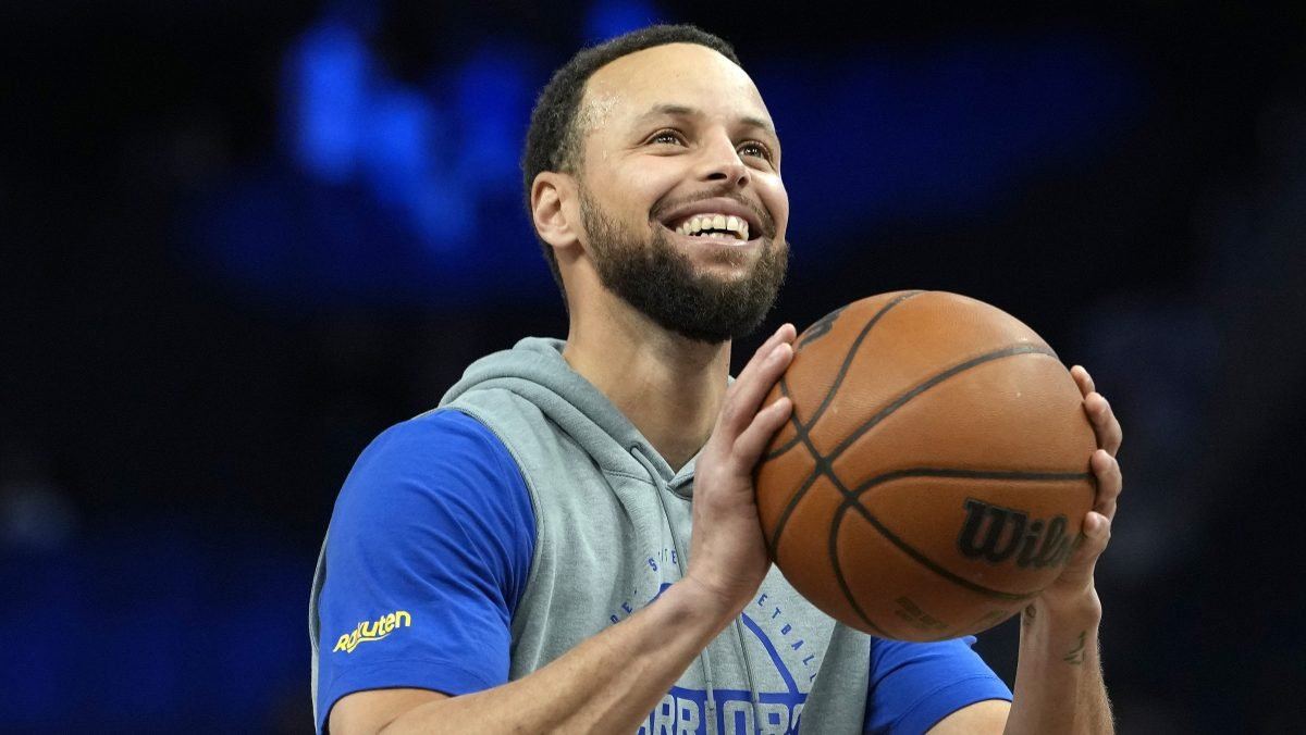 File photo: Stephen Curry of the Golden State Warriors; he will play in Wednesday's season opener at the Lakers after a right ankle scare.