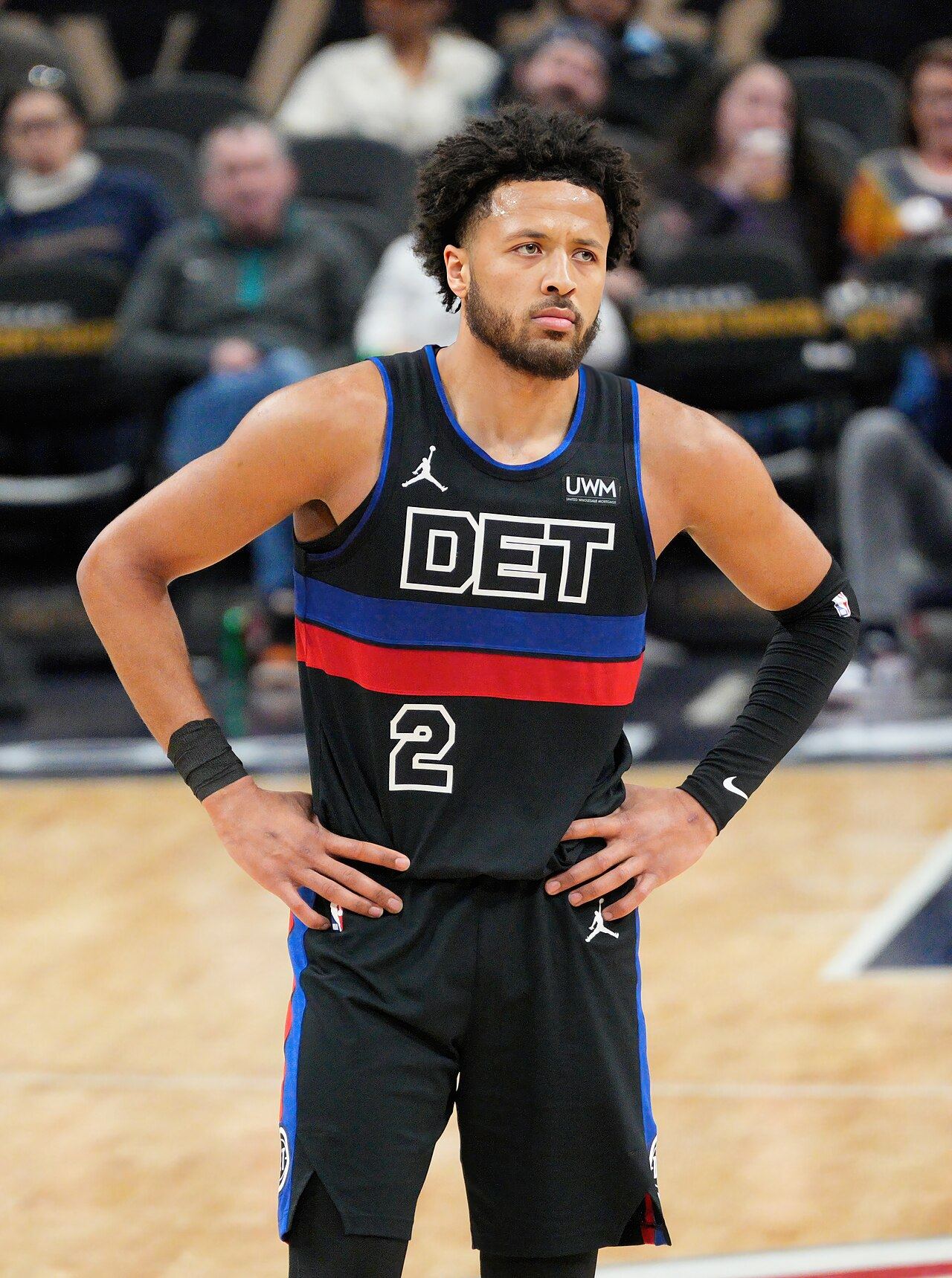 File photo: Detroit Pistons star Cade Cunningham during a 2024 game.