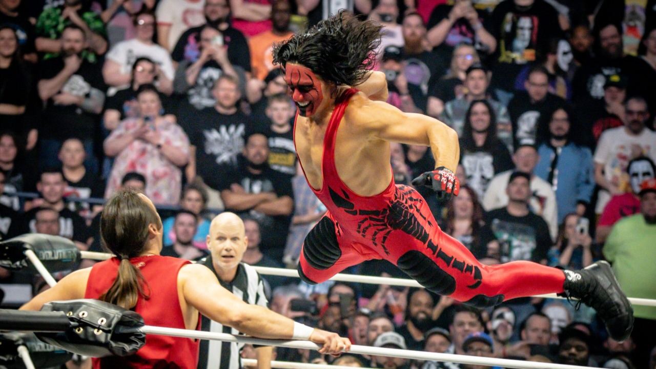 Steven Borden at AEW/NJPW event