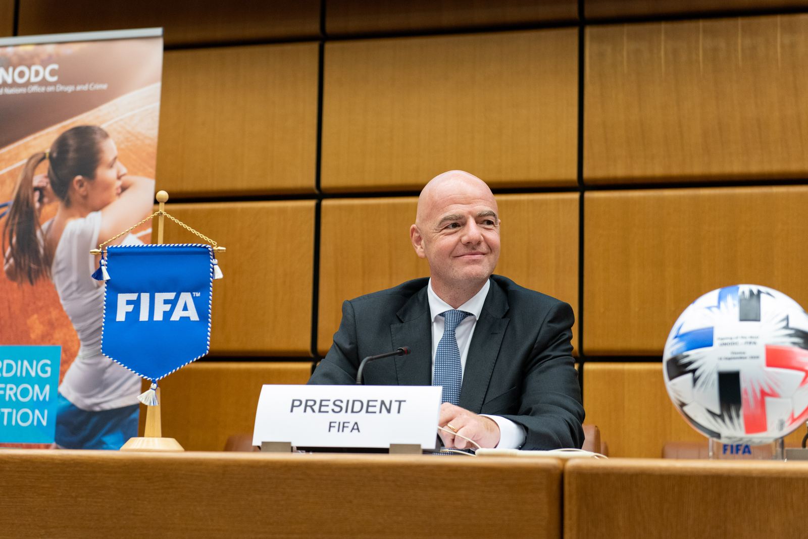 Gianni Infantino, president of FIFA