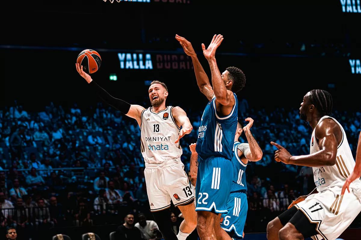 Dubai Basketball team in EuroLeague action