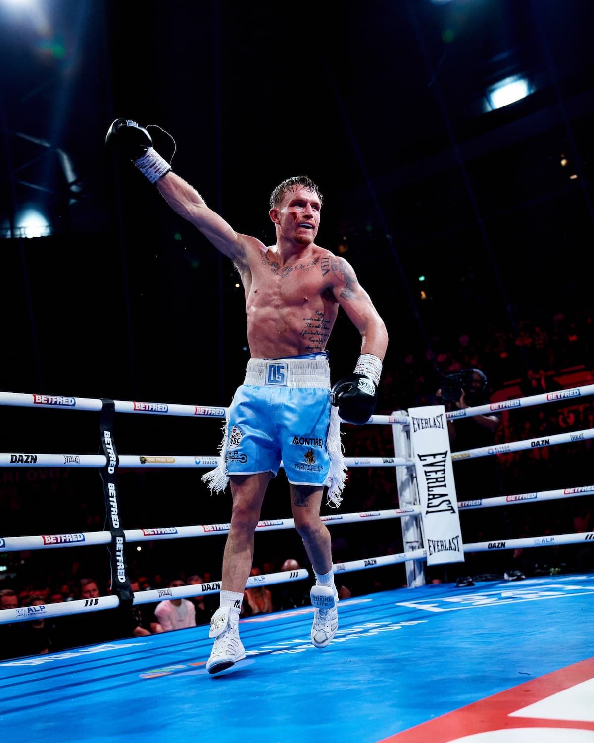 Dalton Smith during his bout against Alberto Puello at Utilita Arena Sheffield