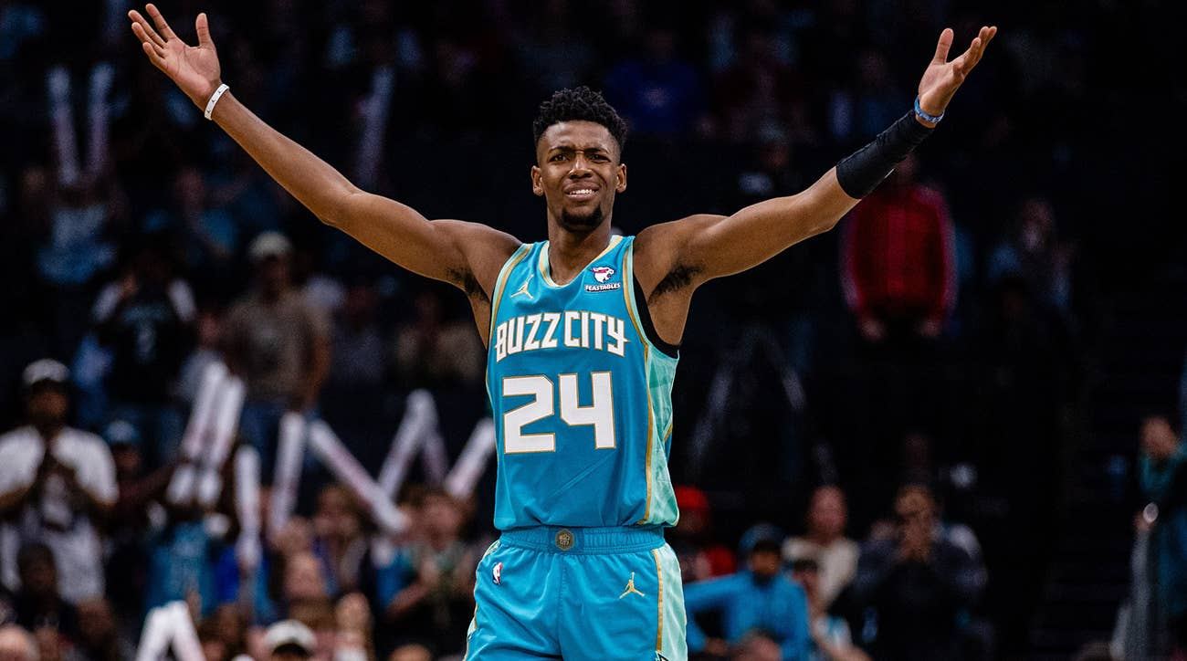 Brandon Miller in action for the Charlotte Hornets