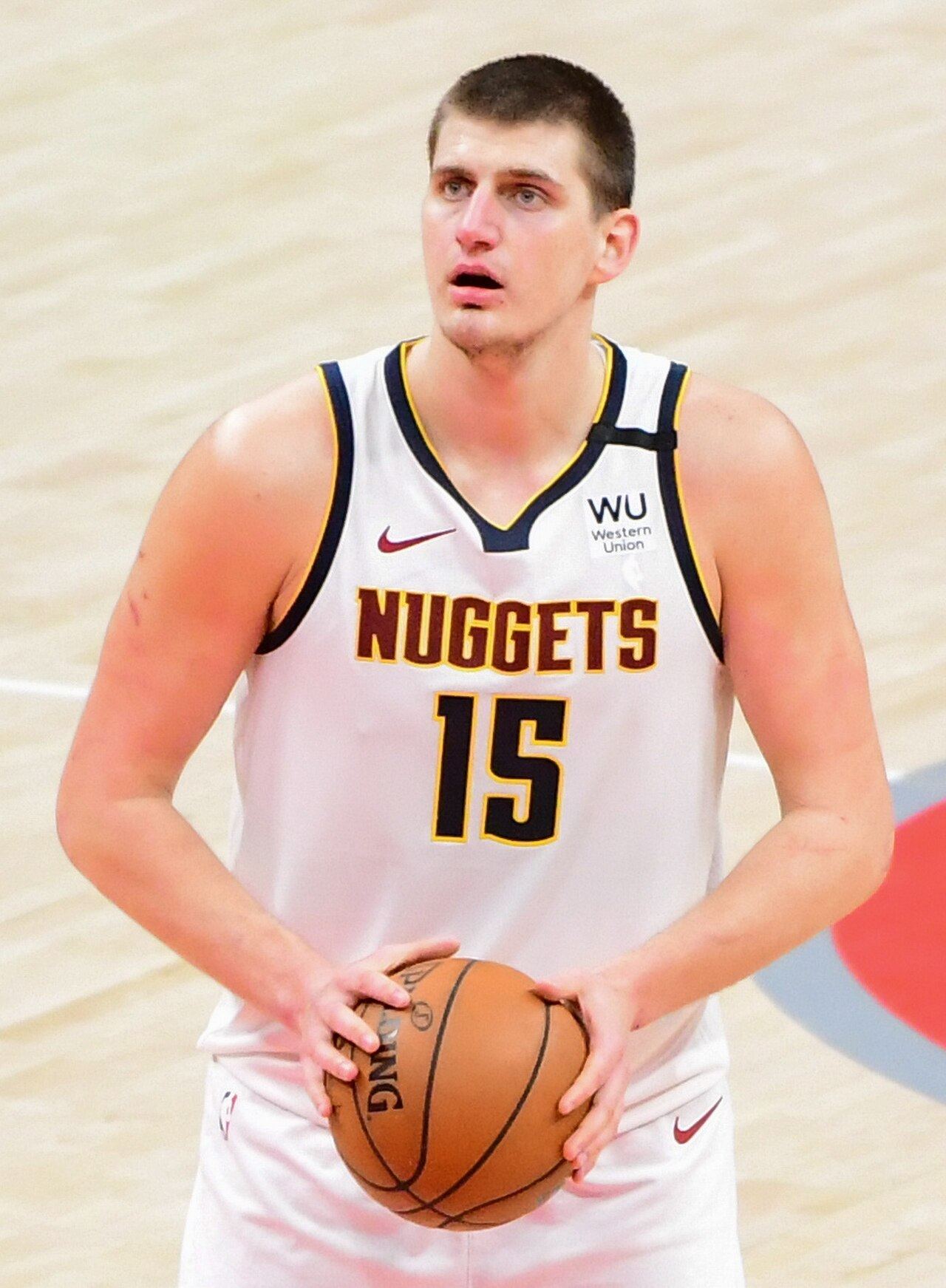 File photo of Nikola Jokic with the Denver Nuggets in 2020, not from this match against New Orleans.