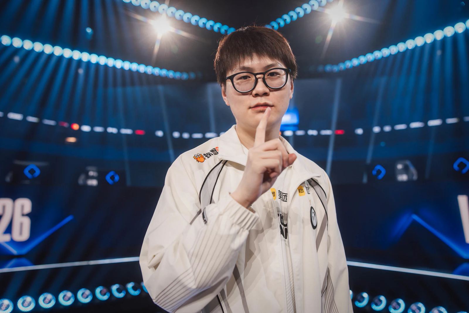 Invictus Gaming's Meiko after the match against LYON at Worlds 2026