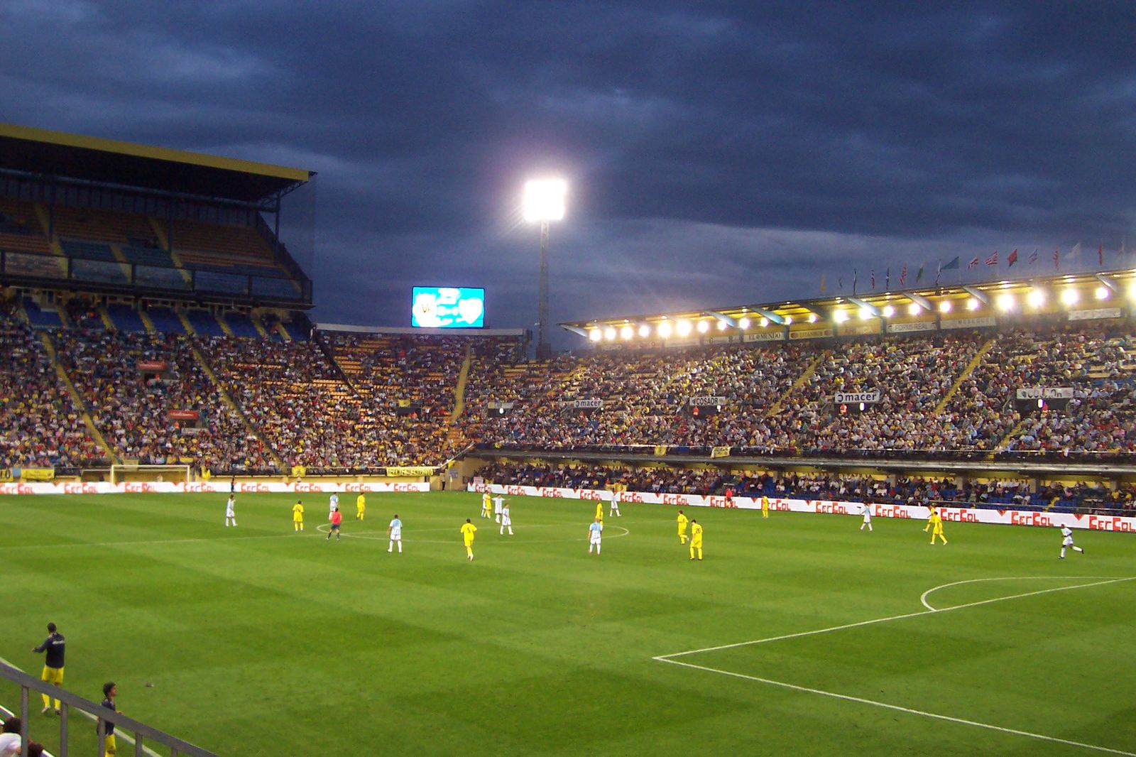 File photo, not from the Villarreal-Espanyol match: view of Estadio de la Cerámica, Villarreal's home ground.
